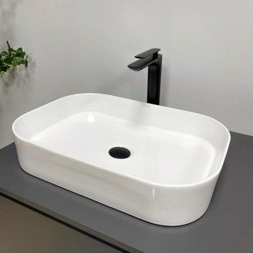 Умивальник накладний VBI VESTONE 55 WHITE (VBI-017001) VBI-017001 фото