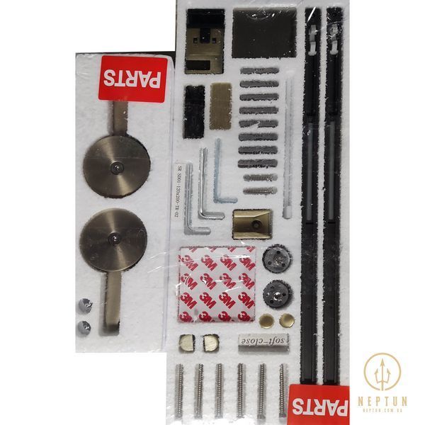 Дверь в нишу Koer SR SD01-120x200-TR-07 прозрачное стекло Easy Clean 8мм, графит (KR5378) KR5378 фото