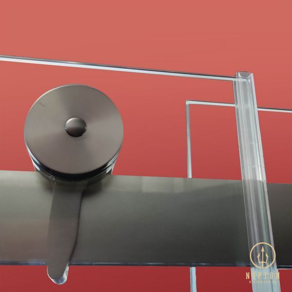 Дверь в нишу Koer SR SD01-120x200-TR-07 прозрачное стекло Easy Clean 8мм, графит (KR5378) KR5378 фото
