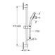 Набір для душу Grohe Tempesta Cube 110 2 режими (27578003) 27578003 фото 4