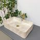 Умивальник накладний VBI ARABBA M BEIGE STONE MATT (VBI-013504) VBI-013504 фото 3