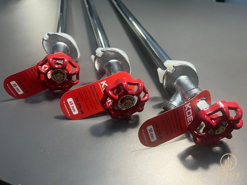 Кран для полива Koer KR.290-95 садовий незамерзаючий 95 см (KR5699) KR5699 фото